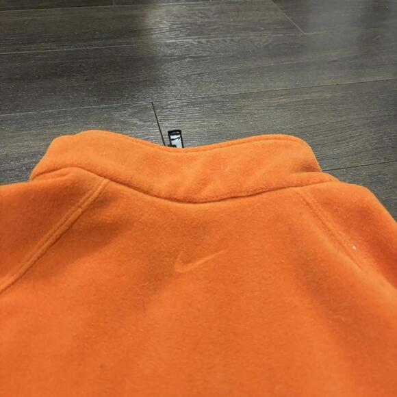 Vintage Nike Fleece Light Jacket Orange Medium - Picture 7 of 8